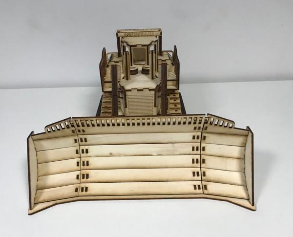 CAT D11 Dozer 3D Laser Cut Model - front view